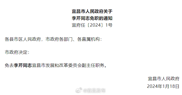 湖北省宜昌市市辖区人事任命动态更新